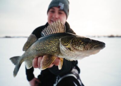 2. walleye ice fishing